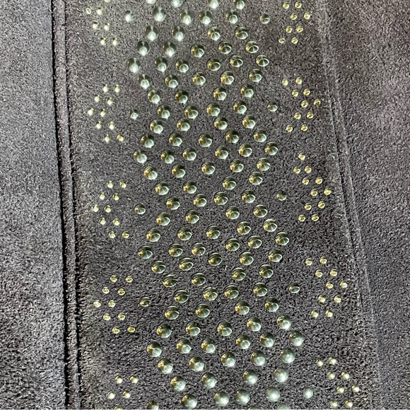 Via Spiga Purple Suede Leather Shoulder Bag #H-7 - Picture 5 of 12